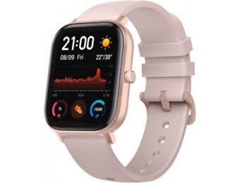 $40 off Amazfit GTS Smartwatch 42mm Aluminum - Rose Pink
