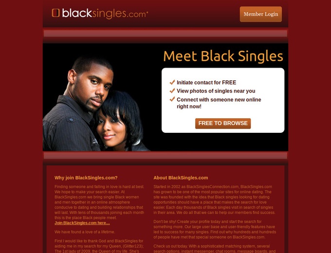 Black american singles dating sites