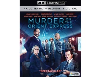 50% off Murder on the Orient Express (4K Ultra HD/Blu-ray)