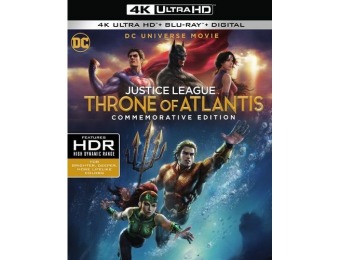 40% off DCU Justice League: Throne of Atlantis (4K Ultra HD Blu-ray)