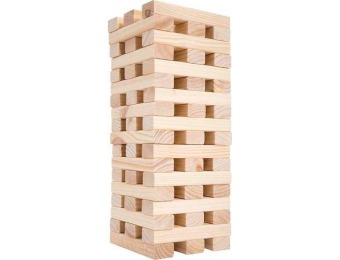 $92 off Giant Wooden Blocks Tower Stacking Game