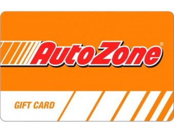 15% off AutoZone - $25 Gift Card