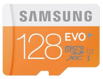 $55 off Samsung MB-MP128DA 128GB microSD Class 10 Card
