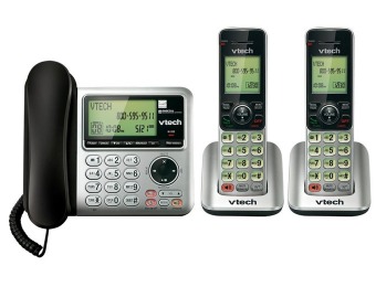 $20 off VTech CS6649-2 DECT 6.0 Expandable Phone System