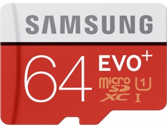 50% off Evo+ 64GB microSDHC Memory Card MB-MC64DA/AM