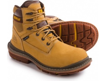 75% off Caterpillar Fabricate Waterproof, Leather Work Boots