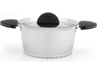 77% off BergHOFF Stacca Stainless Steel Covered Stock Pot