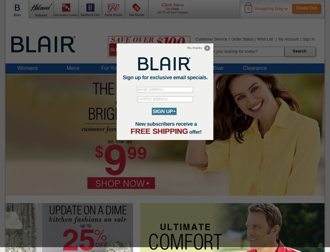 Blair Coupons & Blair Clothing Promotional Codes
