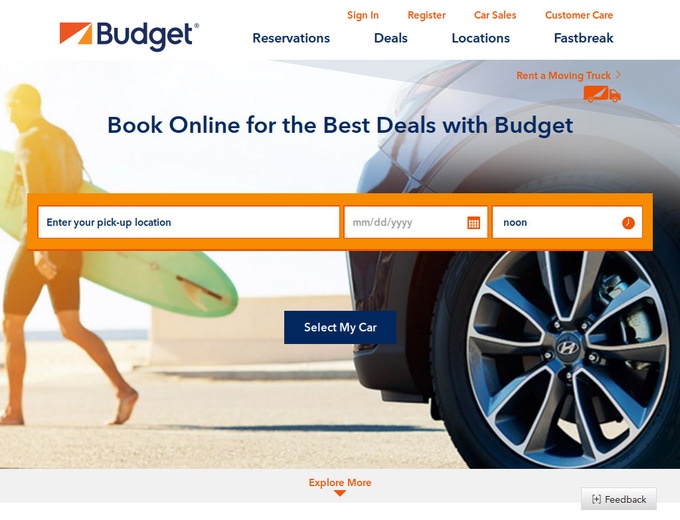 discounts for budget rental cars