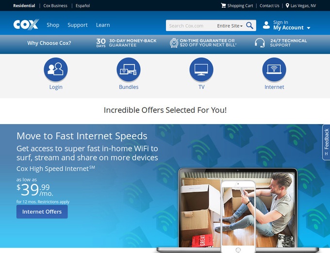 internet speed test cox
