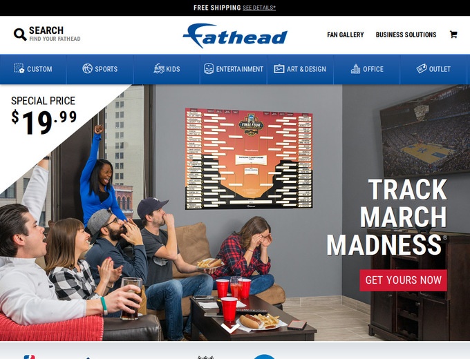 Fathead Coupons & Promotional Codes