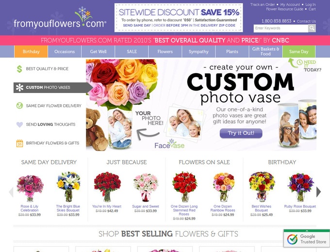 From You Flowers Coupons & Promo Codes