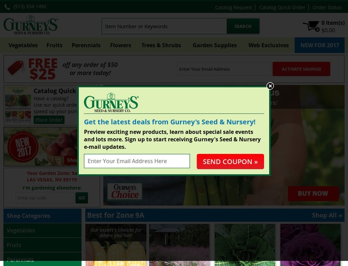 Gurney's Seed & Nursery Coupons & Gurneys Seed and Nursery Promo Codes