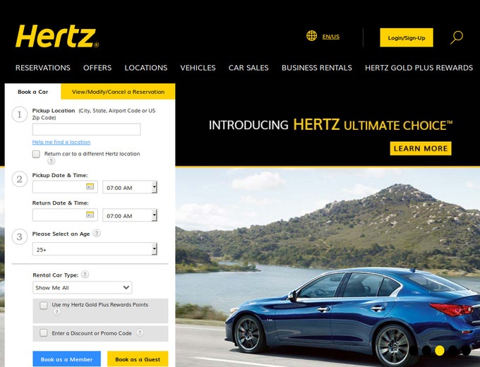 Hertz Rental Car Coupons & Promo Codes