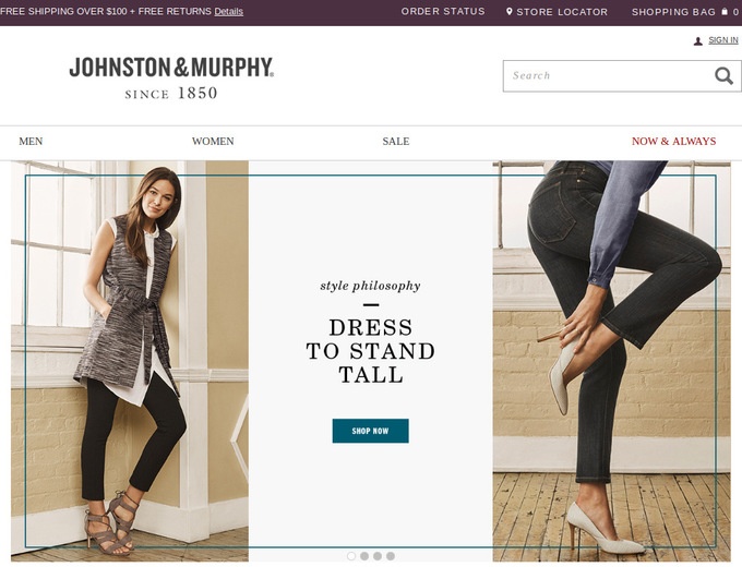 Johnston and Murphy Coupon Promo Codes & Shoes on Sale