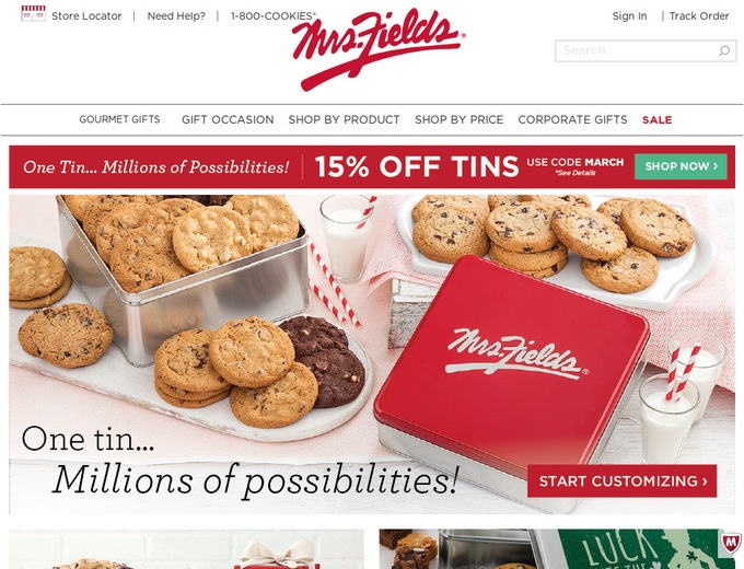Mrs Fields Coupons & Mrs Fields Cookies Promotional Codes