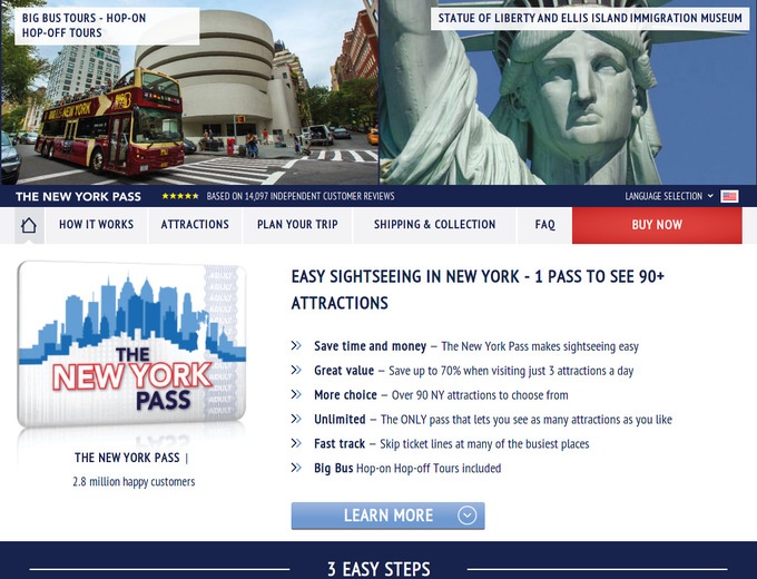 New York Pass Coupons & Promotion Codes