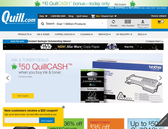 Quill Office Products Coupons & Quill Promo Codes