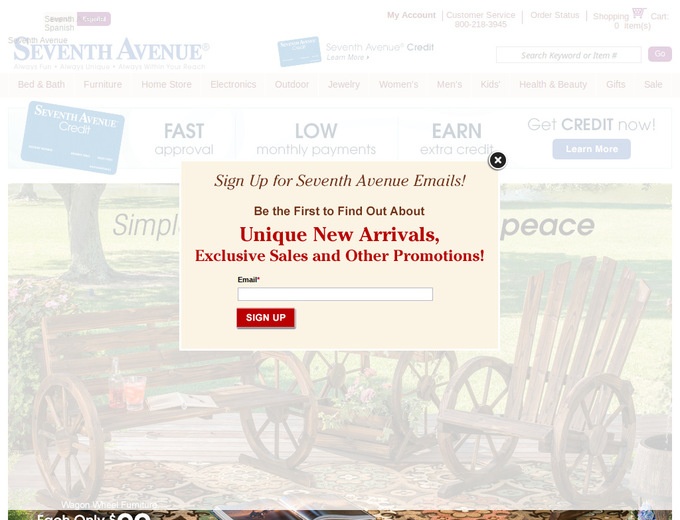 Seventh Avenue Catalog Coupons & Promo Codes